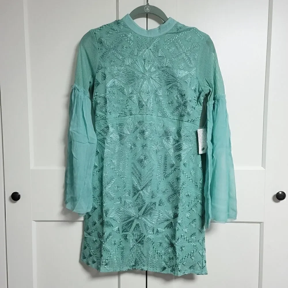 Free people cleo mini dress size 0